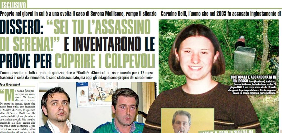Screenshot 2024 10 12 at 22 20 00 Serena Mollicone Belli dopo la scarcerazione accusa Arrestato per coprire i colpevoli